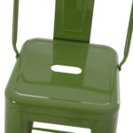 ΣΚΑΜΠΟ BAR ΜΕΤΑΛΛΙΚΟ MELITA ME ΠΛΑΤΗ ΣΕ LIGHT OLIVE GREEN HM8643.13 43Χ43Χ100Yεκ. - Image 8