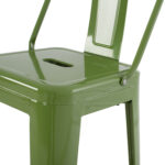 ΣΚΑΜΠΟ BAR ΜΕΤΑΛΛΙΚΟ MELITA ME ΠΛΑΤΗ ΣΕ LIGHT OLIVE GREEN HM8643.13 43Χ43Χ100Yεκ. - Image 9