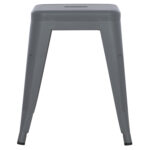 ΣΚΑΜΠΟ ΜΕΤΑΛΛΙΚΟ MELITA HM0096.50 ΣΕ ΓΚΡΙ ΜΑΤ ΧΡΩΜΑ 37x37x45Υεκ. - Image 3