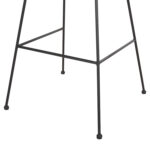 ΣΚΑΜΠΟ ΜΠΑΡ ALLEGRA HM5455.11 ΜΕΤΑΛΛΟ&ΜΑΞΙΛΑΡΙ ΜΑΥΡΟ-WICKER ΜΠΕΖ 56x59x116,5Υεκ. - Image 10