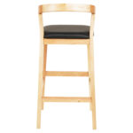 ΣΚΑΜΠΟ ΜΠΑΡ NAMI HM9952.01 RUBBERWOOD ΣΕ ΟΑΚ-ΜΑΥΡΟ PU 47,5x59x102,5Υεκ. - Image 5