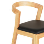 ΣΚΑΜΠΟ ΜΠΑΡ NAMI HM9952.01 RUBBERWOOD ΣΕ ΟΑΚ-ΜΑΥΡΟ PU 47,5x59x102,5Υεκ. - Image 7
