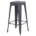 ΣΚΑΜΠΟ ΜΠΑΡ ΜΕΤΑΛΛΙΚΟ MELITA-PRO HM8642.50 ΣΕ ΓΚΡΙ 43x43x78Υεκ. - Image 4