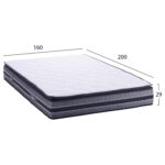 ΣΤΡΩΜΑ DREAMTOPIA σειρά CELESTIAL HM663.160 MINI BONNELL SPRING & ΑΝΩΣΤΡΩΜΑ 160x200x29Yεκ. - Image 2