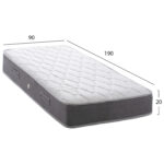 ΣΤΡΩΜΑ DREAMTOPIA ΣΕΙΡΑ LULLABY ALOE VERA HM655.90 BONNELL SPRING 90x190 εκ. - Image 2