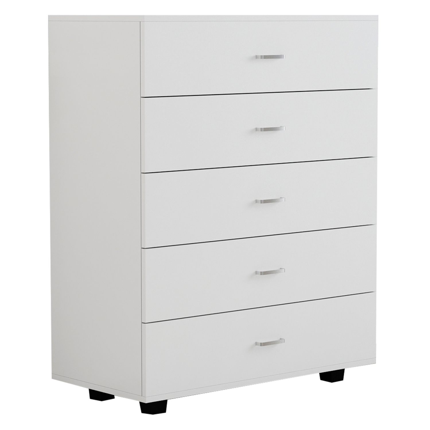 syrtariera-melaminis-fb9899503-5-syrtari-5 ΣΥΡΤΑΡΙΕΡΑ ΜΕΛΑΜΙΝΗΣ THORG HM8995.03- 5 ΣΥΡΤΑΡΙΑ ΛΕΥΚΗ 80Χ40Χ100Yεκ. - Image 1