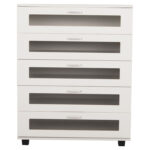 ΣΥΡΤΑΡΙΕΡΑ ΜΕΛΑΜΙΝΗΣ THORGAN HM9881.03 5 ΣΥΡΤΑΡΙΑ-ΛΕΥΚΟ ΧΡΩΜΑ 80Χ40Χ100Υεκ - Image 4
