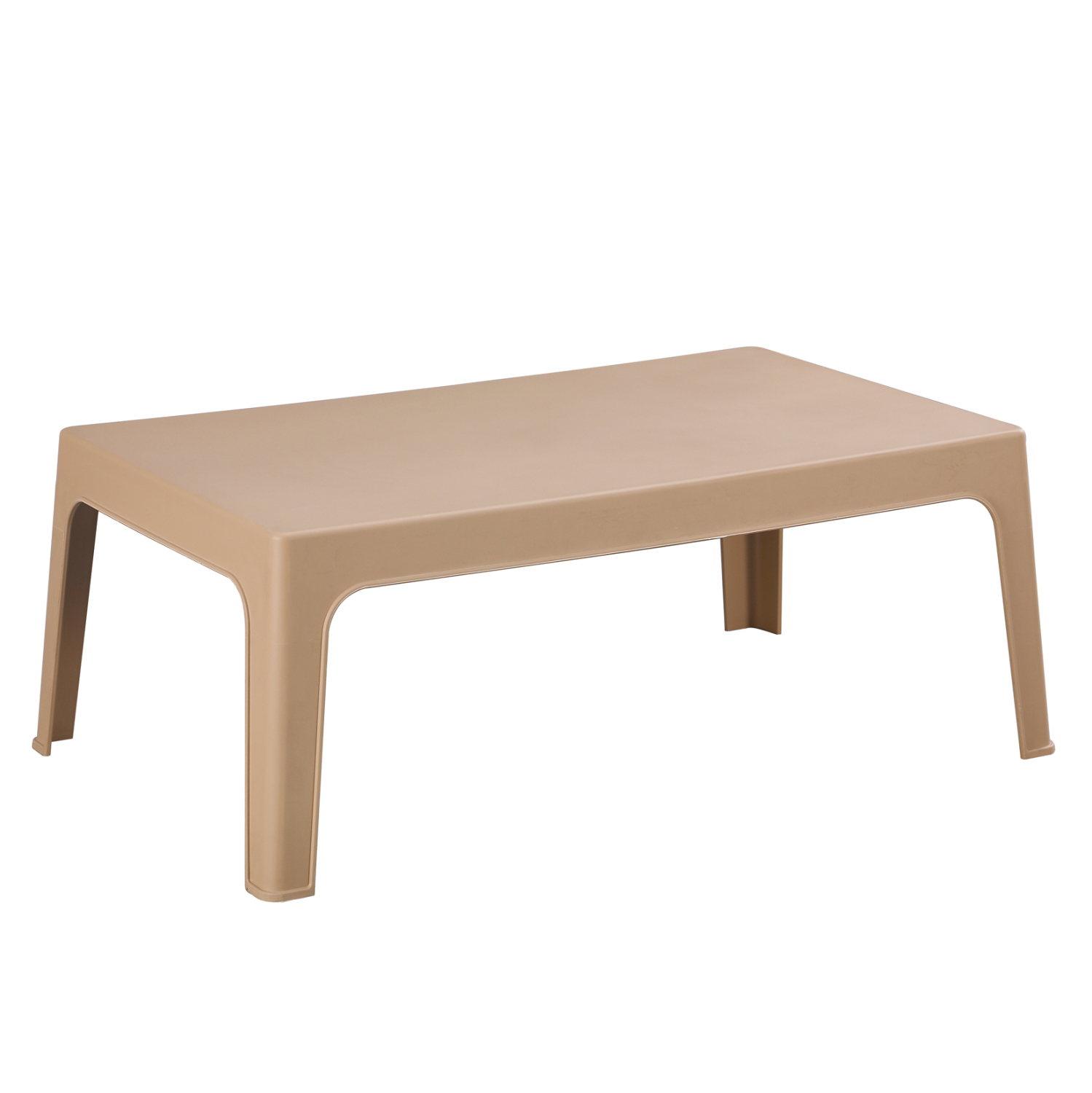 trapezaki-orthogonio-fb9636703-polypropy-3 ΤΡΑΠΕΖΑΚΙ ΟΡΘΟΓΩΝΙΟ SLEEK HM6367.03 ΠΟΛΥΠΡΟΠΥΛΕΝΙΟ ΚΑΠΟΥΤΣΙΝΟ 105x64x40Υεκ. - Image 1