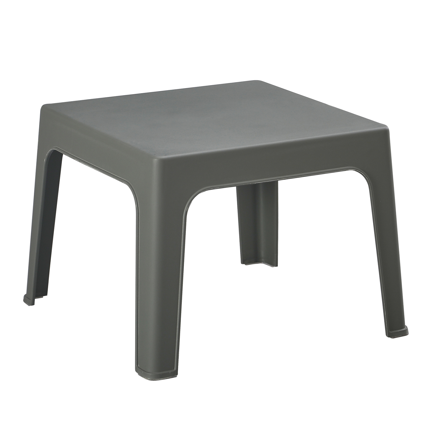 trapezaki-tetragono-fb9637105-polypropyl-3 ΤΡΑΠΕΖΑΚΙ ΤΕΤΡΑΓΩΝΟ SLEEK HM6371.05 ΠΟΛΥΠΡΟΠΥΛΕΝΙΟ ΣΕ DARK OLIVE 56x56x40Υεκ. - Image 1