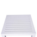 ΤΡΑΠΕΖΙ ΑΛΟΥΜΙΝΙΟΥ QIANA HM5402.01 ΛΕΥΚΟ 45x45x45,5Υ εκ. - Image 4