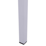 ΤΡΑΠΕΖΙ ΑΛΟΥΜΙΝΙΟΥ QIANA HM5402.01 ΛΕΥΚΟ 45x45x45,5Υ εκ. - Image 6