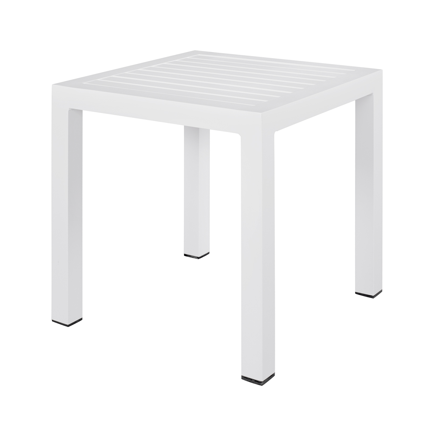 trapezi-aloyminioy-fb9540201-leyko-45x45-6 ΤΡΑΠΕΖΙ ΑΛΟΥΜΙΝΙΟΥ QIANA HM5402.01 ΛΕΥΚΟ 45x45x45,5Υ εκ. - Image 1