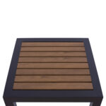 ΤΡΑΠΕΖΙ ΑΛΟΥΜΙΝΙΟΥ SABRA HM5403.02 ΓΚΡΙ ΜΕ POLYWOOD 45Χ45X45,5Yεκ. - Image 4