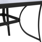 ΤΡΑΠΕΖΙ BRUNO 150X90Χ72Υεκ. ΓΚΡΙ ΜΕΤΑΛΛΙΚΟ ΜΕ ΓΥΑΛΙΝΗ ΕΠΙΦΑΝΕΙΑ HM5145.01 - Image 5