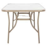 ΤΡΑΠΕΖΙ BRUNO 150X90Χ72Υεκ. ΜΕΤΑΛΛΙΚΟ ΣΑΜΠΑΝΙ ΜΕ ΤΡΥΠΑ ΟΜΠΡΕΛΑΣ Φ38mm HM5145.14 - Image 4