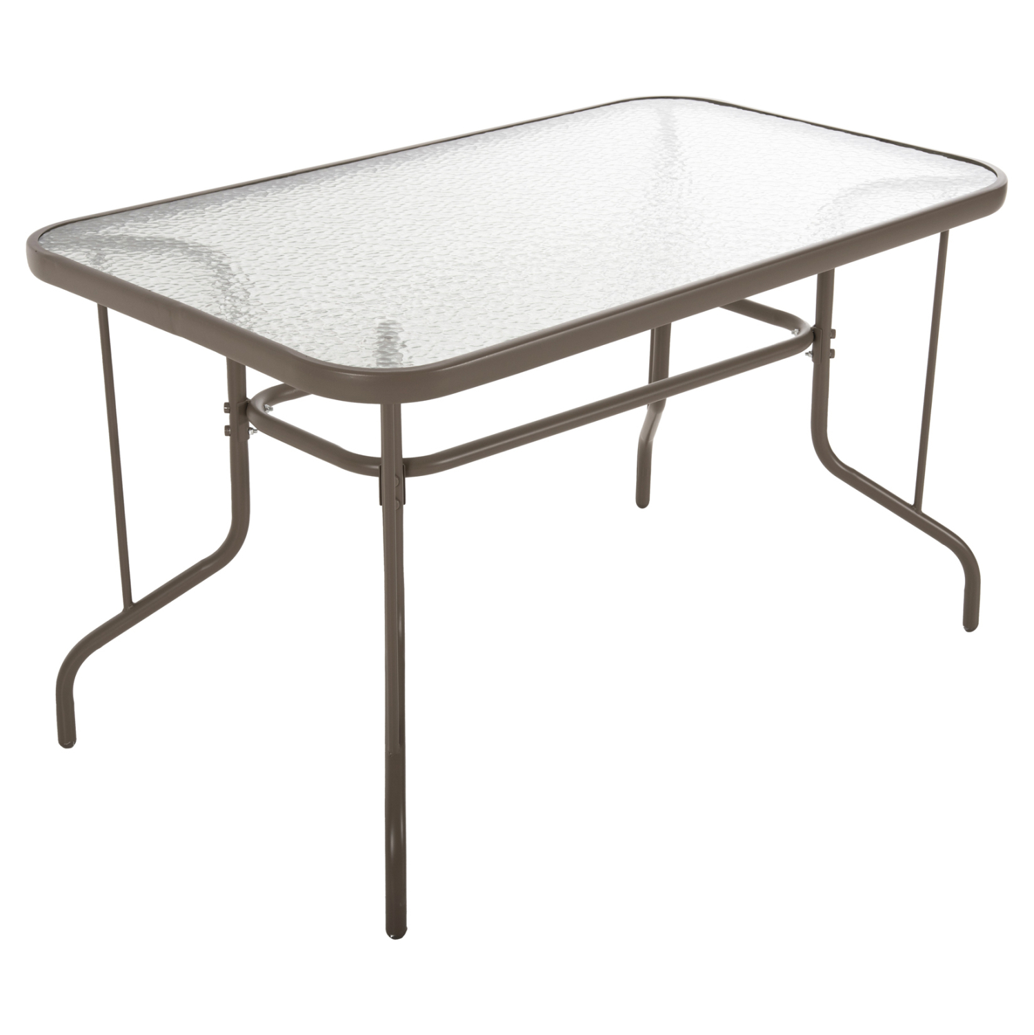 trapezi-fb9567904-metalliko-sampani-me-g ΤΡΑΠΕΖΙ ADAM HM5679.04 ΜΕΤΑΛΛΙΚΟ ΣΑΜΠΑΝΙ ΜΕ ΓΥΑΛΙΝΗ ΕΠΙΦΑΝΕΙΑ 120Χ70Χ71Υεκ. - Image 1