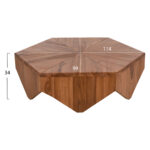 ΤΡΑΠΕΖΙ ΣΑΛΟΝΙΟΥ HEXAGON HM9790 ΞΥΛΟ ΤΕΑΚ ΣΕ ΦΥΣΙΚΟ--B'ΔΙΑΛΟΓΗΣ 114x99x34Yεκ.