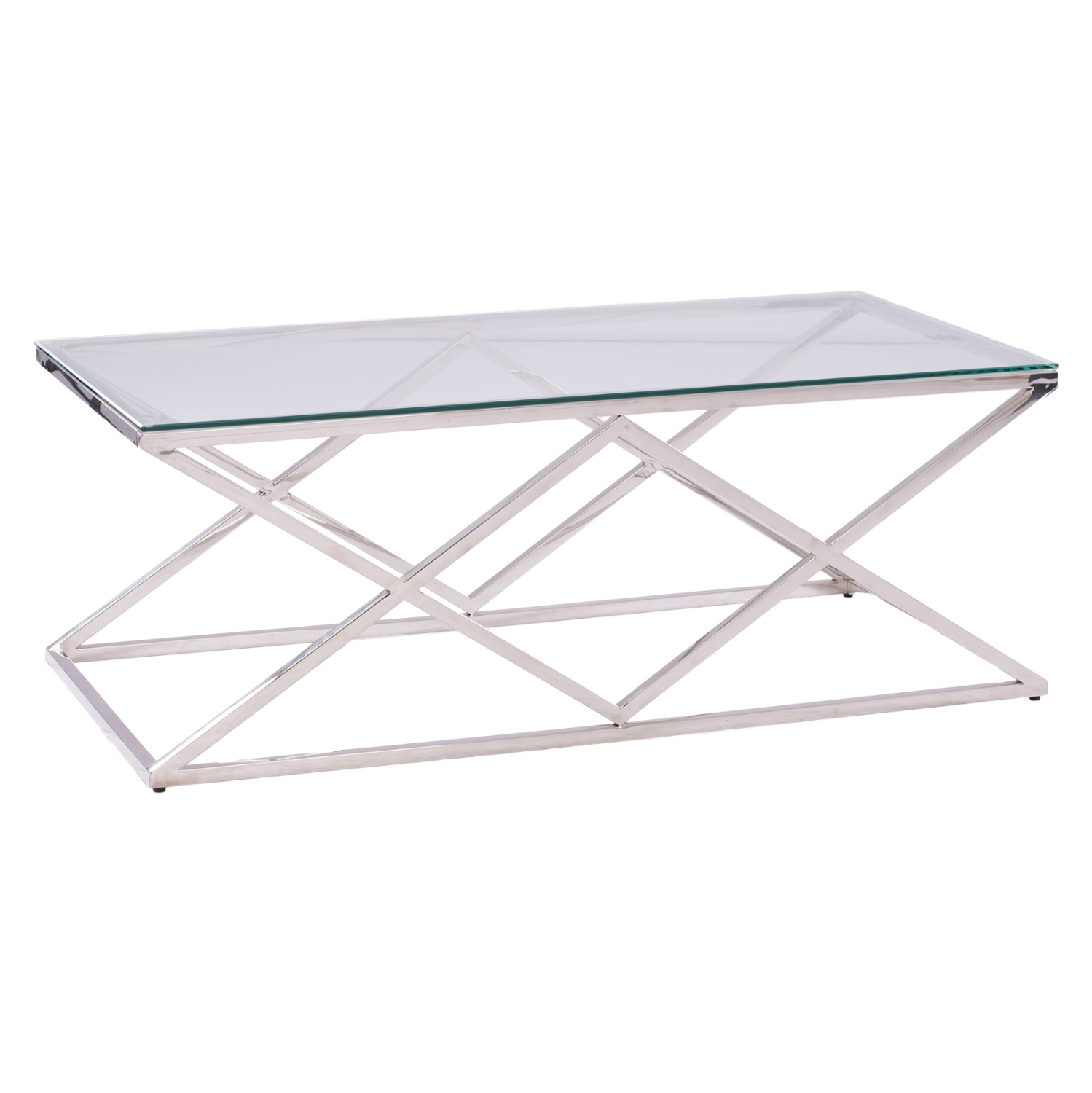 trapezi-salonioy-holland-fb9862401-me-gy-8 ΤΡΑΠΕΖΙ ΣΑΛΟΝΙΟΥ HOLLAND HM8624.01 ΜΕ ΓΥΑΛΙ ΚΑΙ ΒΑΣΗ ΧΡΩΜΙΟΥ 120X60Χ45 EK. - Image 1