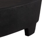 ΤΡΑΠΕΖΙ ΣΑΛΟΝΙΟΥ ΟΒΑΛ ΣΕΙΡΑ SANTORINI HM18066 MDF ΣΕ ΜΑΥΡΟ ΧΡΩΜΑ 100x60x33Υεκ. - Image 7