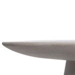 ΤΡΑΠΕΖΙ ΣΑΛΟΝΙΟΥ ΣΤΡΟΓΓΥΛΟ ROSS HM9709 ΜΑΣΙΦ ΞΥΛΟ MANGO-ΛΕΥΚΟ Φ60x45Υεκ. - Image 8