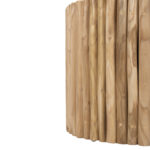 ΤΡΑΠΕΖΙ ΣΑΛΟΝΙΟΥ ΣΤΡΟΓΓΥΛΟ COOTER HM9864 ΚΛΑΔΙΑ TEAK-ΦΥΣΙΚΟ Φ60,5x46Υεκ. - Image 7