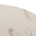 ΤΡΑΠΕΖΙ ΤΡΑΠΕΖΑΡΙΑΣ ROLLO HM9421.11 ΣΤΡΟΓΓΥΛΟ WHITE MARBLE Φ90x74Υεκ. - Image 9