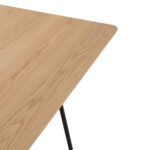ΤΡΑΠΕΖΙ ΤΡΑΠΕΖΑΡΙΑΣ TRENK HM9614.01 MDF ΜΕ ΚΑΠΛΑΜΑ ΔΡΥΟΣ ΦΥΣΙΚΟ-ΜΑΥΡΟ ΜΕΤΑΛΛΟ 120x120x75Υεκ. - Image 6