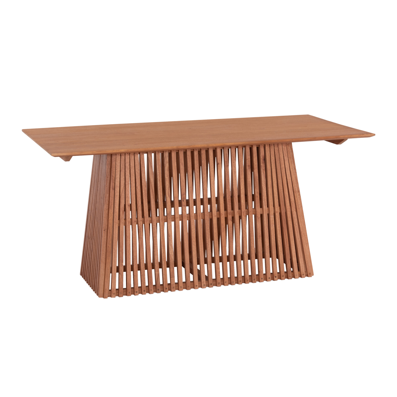 trapezi-trapezarias-orthogonio-fb99916-m-8 ΤΡΑΠΕΖΙ ΤΡΑΠΕΖΑΡΙΑΣ ΟΡΘΟΓΩΝΙΟ FRANTZ HM9916 ΜΑΣΙΦ MINDI ΞΥΛΟ 160x79,5x76,5Yεκ. - Image 1