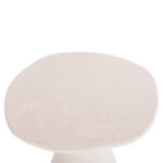 ΤΡΑΠΕΖΙ ΤΡΑΠΕΖΑΡΙΑΣ ΣΤΡΟΓΓΥΛΟ ΣΕΙΡΑ SANTORINI HM18055 MDF ΥΠΟΛΕΥΚΟ ΧΡΩΜΑ Φ77x76Υεκ. - Image 5