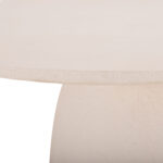 ΤΡΑΠΕΖΙ ΤΡΑΠΕΖΑΡΙΑΣ ΣΤΡΟΓΓΥΛΟ SEPPO HM18154.02 FIBER CEMENT ΛΕΥΚΟ--Φ119,5x75,5Υεκ. - Image 10