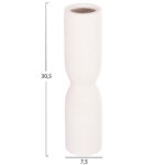 ΕΠΙΤΡΑΠΕΖΙΟ ΚΕΡΑΜΙΚΟ ΔΙΑΚΟΣΜΗΤΙΚΟ SCEPTER HM4615.01 ΚΡΥΣΤΑΛΛΙΚΟ ΥΠΟΛΕΥΚΟ Φ7,5x30,5Υεκ - Image 2