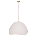 ΦΩΤΙΣΤΙΚΟ ΟΡΟΦΗΣ ΚΡΕΜΑΣΤΟ JAYLEN HM4703.02L FIBER CEMENT ΛΕΥΚΟ 65x55x45Υεκ. - Image 3