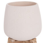 ΓΛΑΣΤΡΑ ΕΣ.ΧΩΡΟΥ FRELLO HM4674.02S ΛΕΥΚΟ FIBER CEMENT--TEAK ΒΑΣΗ 14,5x14,5x16Υεκ. - Image 9