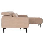 ΚΑΝΑΠΕΣ ΔΕΞΙΑ ΓΩΝΙΑ DIVYA HM3267.11R ΜΠΕΖ ΥΦΑΣΜΑ 260x100-174x104Υεκ. - Image 4