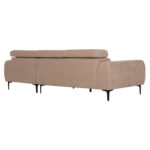 ΚΑΝΑΠΕΣ ΔΕΞΙΑ ΓΩΝΙΑ DIVYA HM3267.11R ΜΠΕΖ ΥΦΑΣΜΑ 260x100-174x104Υεκ. - Image 5
