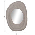 ΚΑΘΡΕΠΤΗΣ ΤΟΙΧΟΥ RIFFE HM4695.03 FIBER CEMENT ΓΚΡΙ 60x13x85Υεκ. - Image 2