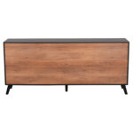 ΜΠΟΥΦΕΣ ΜΕΛΑΜΙΝΗΣ KRUDEN HM9446.11 ΜΑΥΡΟ-ΦΥΣΙΚΟ 180x40x78.6Υεκ. - Image 6
