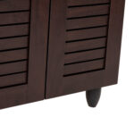 ΠΑΠΟΥΤΣΟΘΗΚΗ-ΝΤΟΥΛΑΠΑ PROLLY HM9608.01 ΜΕΛΑΜΙΝΗ WENGE-2ΠΟΡΤΕΣ-4ΡΑΦΙΑ 60x34x88Υεκ. - Image 9