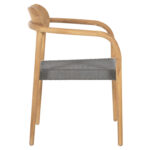 ΠΟΛΥΘΡΟΝΑ OSLO HM9636.08 ΞΥΛΟ TEAK ΦΥΣΙΚΟ & ΣΧΟΙΝΙ--B’ΔΙΑΛΟΓΗΣ 55x54x80Yεκ. - Image 4