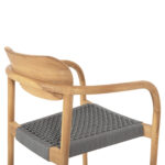 ΠΟΛΥΘΡΟΝΑ OSLO HM9636.08 ΞΥΛΟ TEAK ΦΥΣΙΚΟ & ΣΧΟΙΝΙ--B’ΔΙΑΛΟΓΗΣ 55x54x80Yεκ. - Image 9