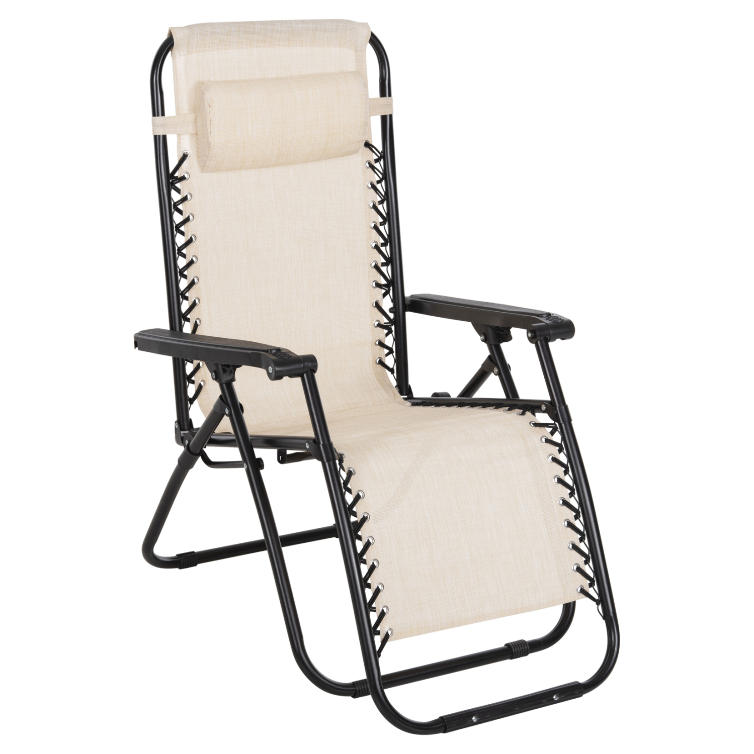 polythrona-relax-fb9509512-mpez-textilen-10 ΠΟΛΥΘΡΟΝΑ RELAX COMPANION HM5095.12 ΜΠΕΖ TEXTILENE-ΜΑΥΡΟ ΜΕΤΑΛΛΟ 67x145x110Υεκ. - Image 1