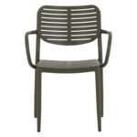 ΠΟΛΥΘΡΟΝΑ ΤΡΑΠΕΖΑΡΙΑΣ HILLIARD HM6644.07 ΑΛΟΥΜΙΝΙΟ ΣΕ OLIVE GREEN 58x52x78Υεκ - Image 3