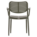 ΠΟΛΥΘΡΟΝΑ ΤΡΑΠΕΖΑΡΙΑΣ HILLIARD HM6644.07 ΑΛΟΥΜΙΝΙΟ ΣΕ OLIVE GREEN 58x52x78Υεκ - Image 6