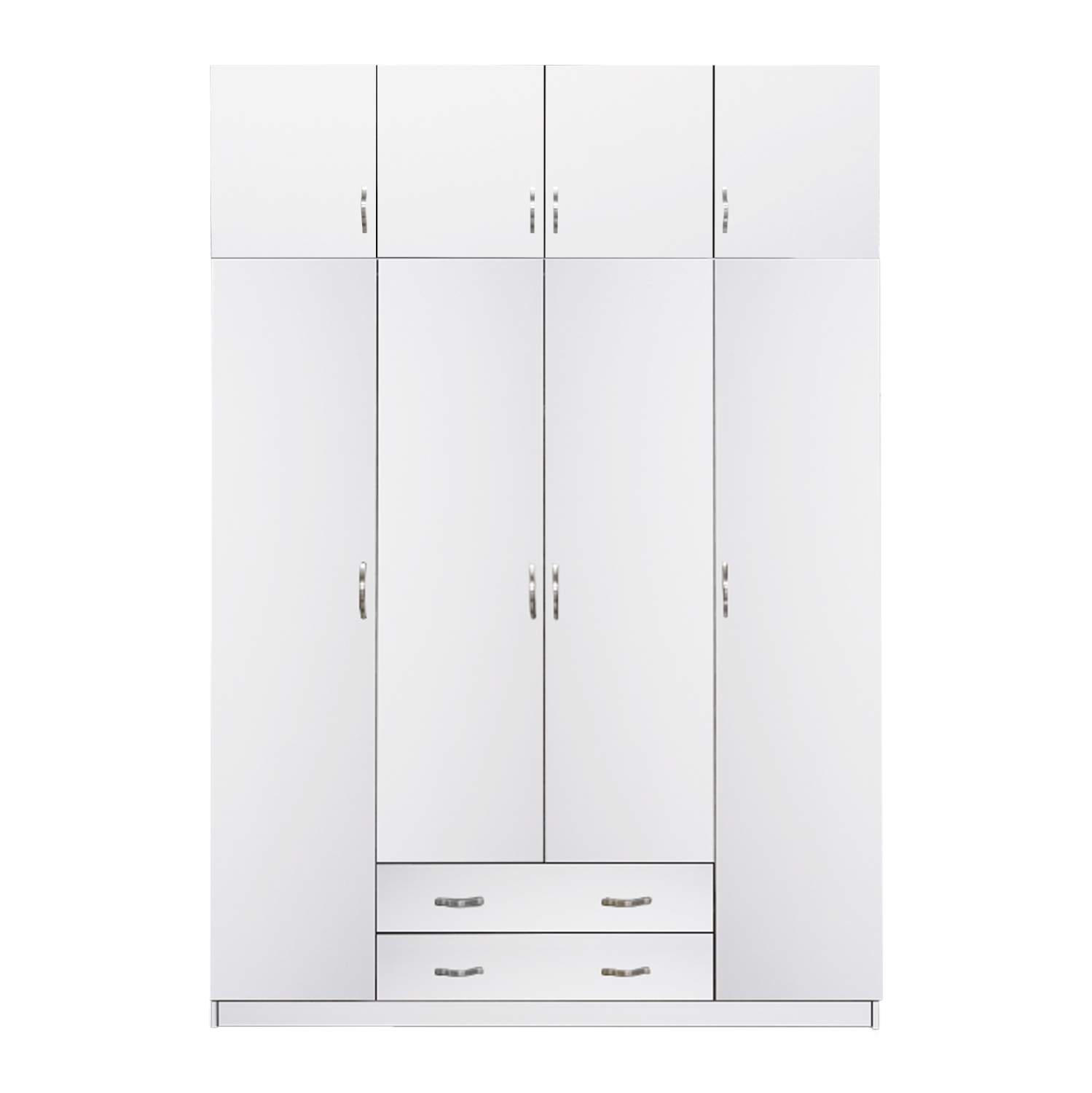 set-ntoylapa-me-patari-4-fylla-fb9112240-1 ΝΤΟΥΛΑΠΑ 4ΦΥΛΛΗ ΜΕ ΠΑΤΑΡΙ HM11224.05 ΜΕΛΑΜΙΝΗ ΛΕΥΚΗ 200x55.5x240Υεκ. - Image 1