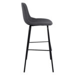 ΣΚΑΜΠΟ VINCENT HM9298.10 ΜΕΣΑΙΟΥ ΥΨΟΥΣ ΓΚΡΙ  ΜΕ ΜΕΤΑΛΛΙΚΑ ΠΟΔΙΑ 47x51x96 εκ. - Image 4