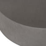 ΤΡΑΠΕΖΙ ΜΕΣΗΣ FIBER CEMENT ΣΤΡΟΓΓΥΛΟ KYOKO HM6579.01 ΓΚΡΙ Φ90x30Υεκ. - Image 5