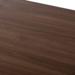 ΤΡΑΠΕΖΙ ΤΡΑΠΕΖΑΡΙΑΣ JAY HM9531 MDF ΚΑΡΥΔΙ-ΜΑΥΡA ΜΕΤΑΛΛΙΚΑ ΠΟΔΙΑ 120x70x76Υεκ. - Image 7