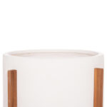 ΓΛΑΣΤΡΑ ΕΣΩΤ.ΧΩΡΟΥ HOFF HM4682.02L FIBER CEMENT ΛΕΥΚΟ-TEAK ΒΑΣΗ Φ50x35Υεκ - Image 5
