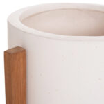 ΓΛΑΣΤΡΑ/ΚΑΣΠΟ ΕΣΩΤ.ΧΩΡΟΥ HOFF HM4682.02S FIBER CEMENT ΛΕΥΚΟ-TEAK ΒΑΣΗ Φ33x42Υεκ - Image 9