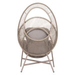 ΠΟΛΥΘΡΟΝΑ-ΦΩΛΙΑ RULER HM6506.02 ΜΟΚΑ ΜΕΤΑΛΛΟ-P.E.RATTAN--ΓΚΡΙ ΜΑΞΙΛΑΡΙΑ 90x85x154Υεκ - Image 6